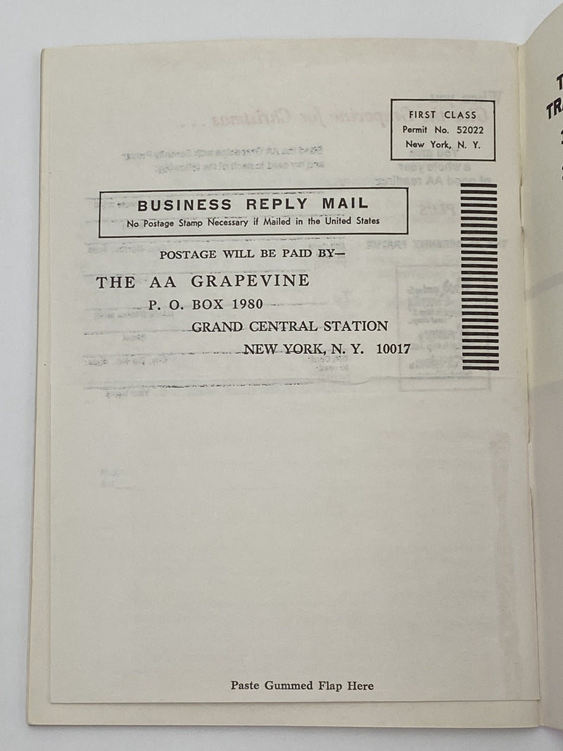 AA Grapevine - Classic Grapevine - November 1974 Recovery Collectibles