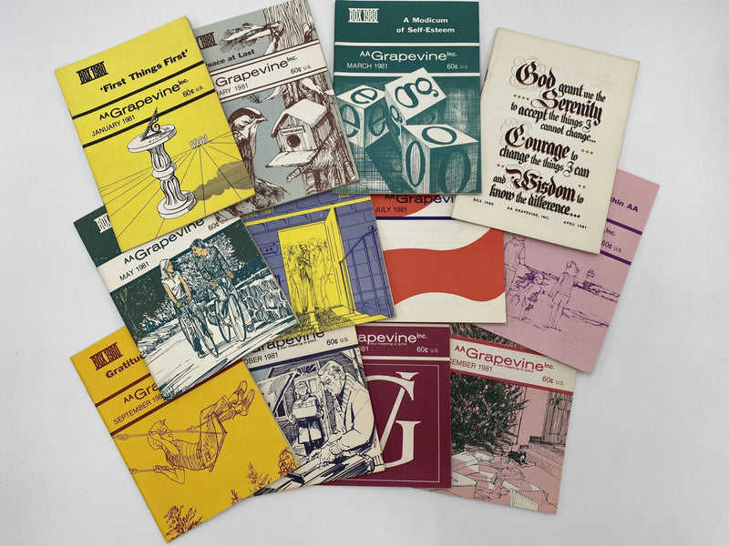 AA Grapevine - Complete Set of 1981 Recovery Collectibles