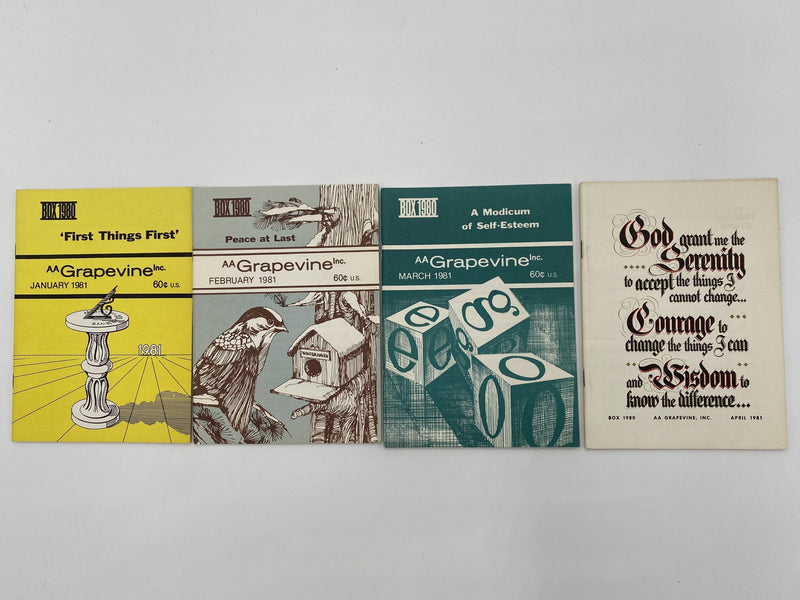 AA Grapevine - Complete Set of 1981 Recovery Collectibles