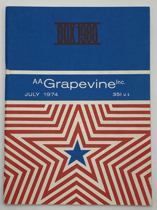 AA Grapevine - Controlled Drinking - July 1974 Recovery Collectibles