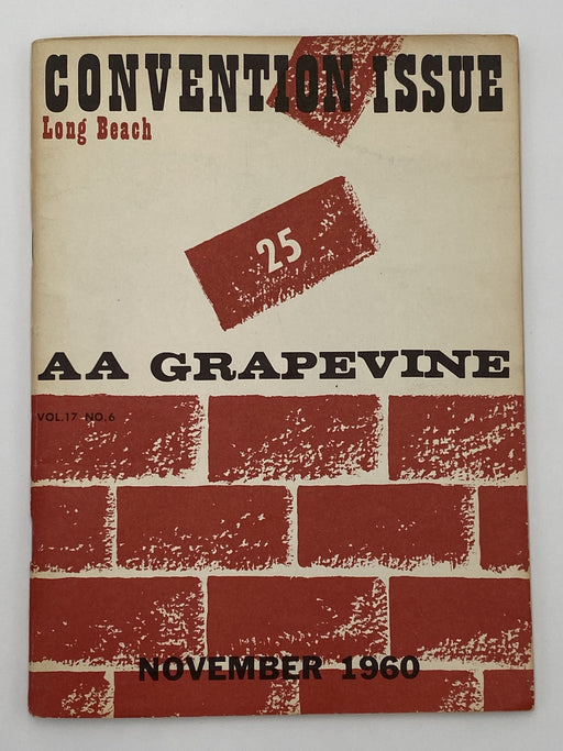 AA Grapevine - Convention Issue - November 1960 Recovery Collectibles