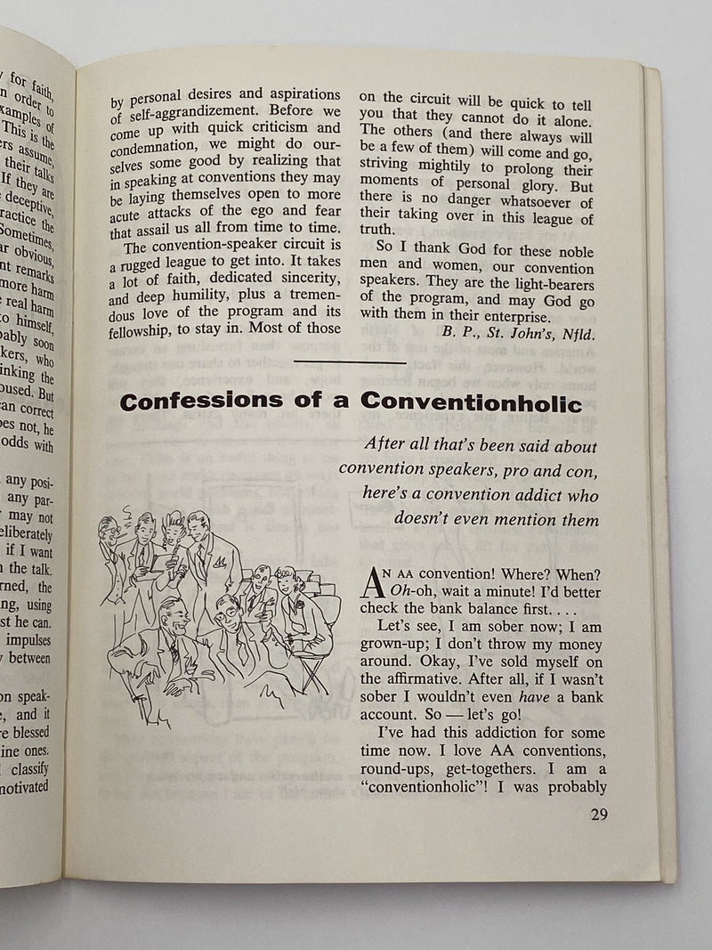 AA Grapevine - Convention Speakers - January 1969 Recovery Collectibles