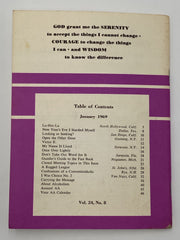 AA Grapevine - Convention Speakers - January 1969 Recovery Collectibles