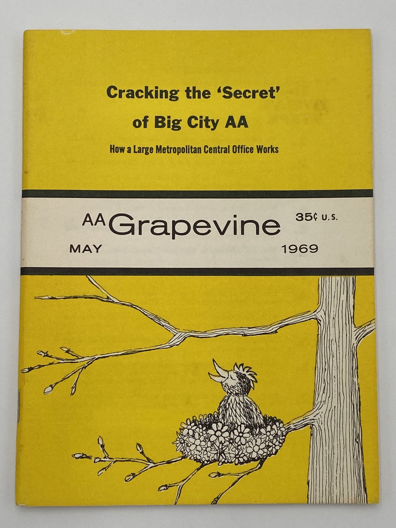 AA Grapevine - Cracking the ‘Secret’ of Big City AA - May 1969 Recovery Collectibles