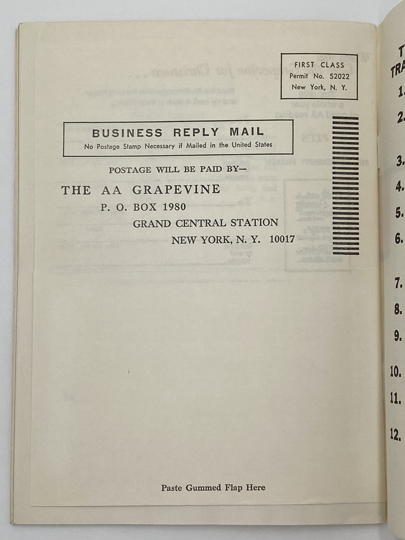AA Grapevine - December 1975 Recovery Collectibles