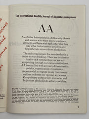 AA Grapevine - December 1975 Recovery Collectibles