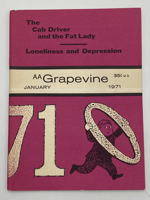 AA Grapevine - Depression and Loneliness - January 1971 Recovery Collectibles
