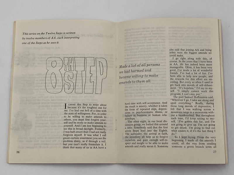 AA Grapevine - Depression and Loneliness - January 1971 Recovery Collectibles