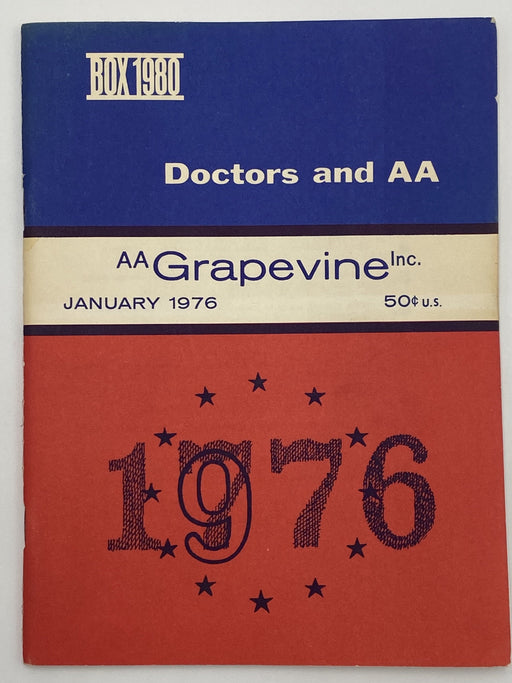 AA Grapevine - Doctors and AA - January 1976 Recovery Collectibles