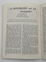 AA Grapevine - Doctors, Alcohol, and AA - October 1968 Recovery Collectibles