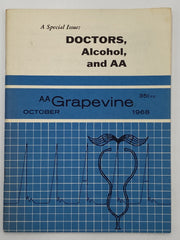 AA Grapevine - Doctors, Alcohol, and AA - October 1968 Recovery Collectibles