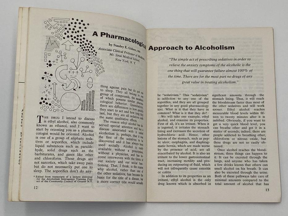AA Grapevine - Doctors, Alcohol, and AA - October 1968 Recovery Collectibles