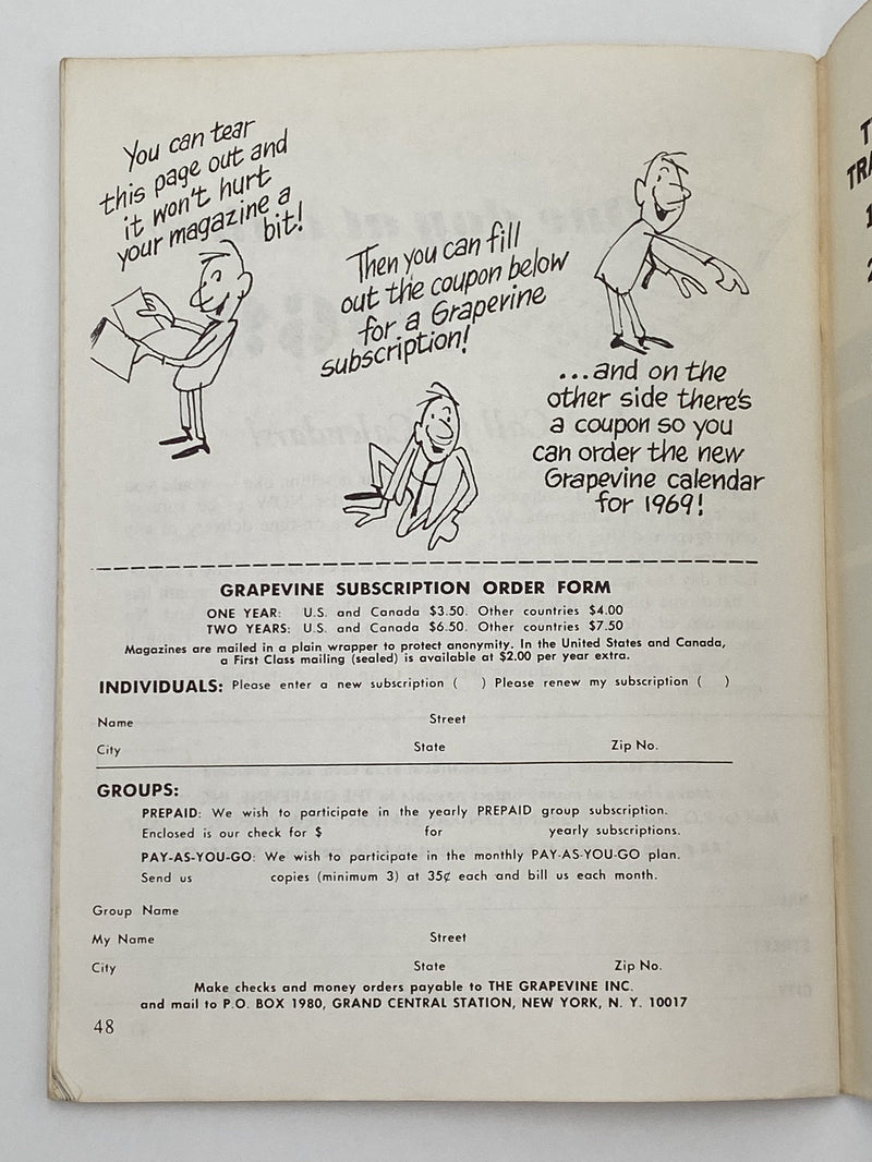 AA Grapevine - Doctors, Alcohol, and AA - October 1968 Recovery Collectibles