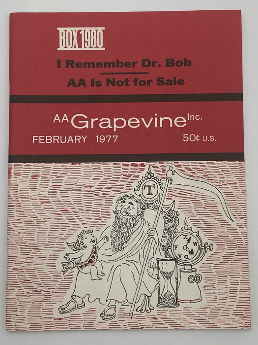 AA Grapevine - Dr. Bob - February 1977 Recovery Collectibles