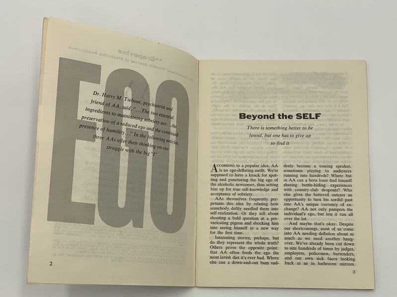 AA Grapevine - EGO - September 1970 Recovery Collectibles