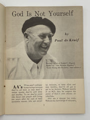 AA Grapevine - Easy Does It - July 1951 Recovery Collectibles