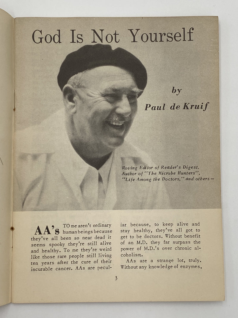 AA Grapevine - Easy Does It - July 1951 Recovery Collectibles