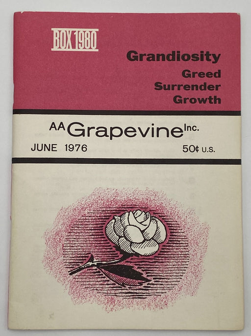 AA Grapevine - Ego - June 1976 Recovery Collectibles