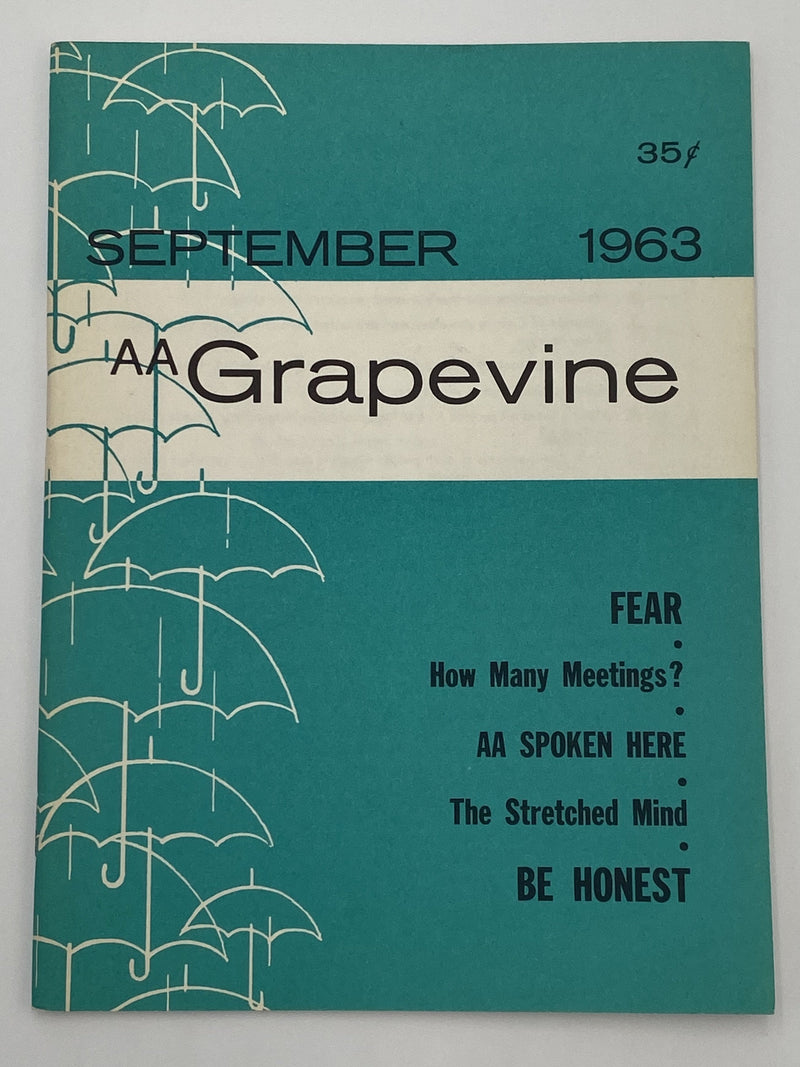 AA Grapevine - Fear - September 1963 Recovery Collectibles