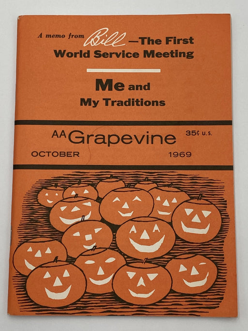 AA Grapevine - First World Service Meeting by Bill - October 1969 Recovery Collectibles