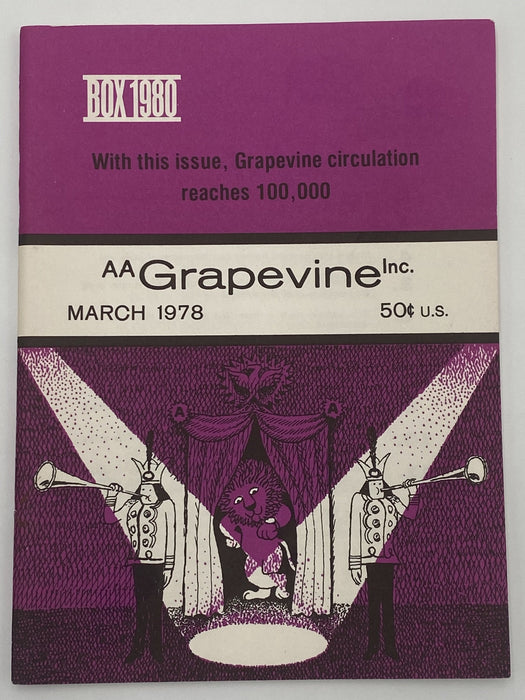 AA Grapevine - For Beginners - March 1978 Recovery Collectibles