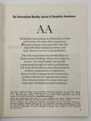 AA Grapevine - For Beginners - March 1978 Recovery Collectibles