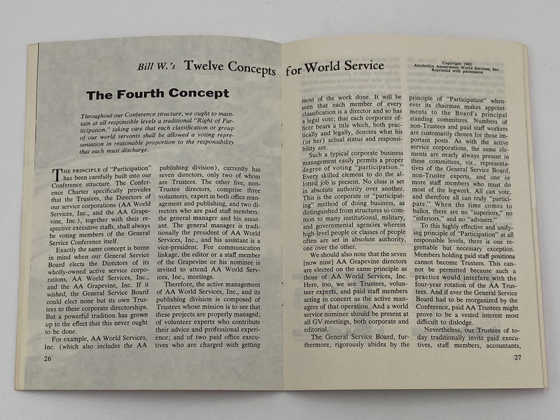 AA Grapevine - Fourth Concept - February 1972 Recovery Collectibles