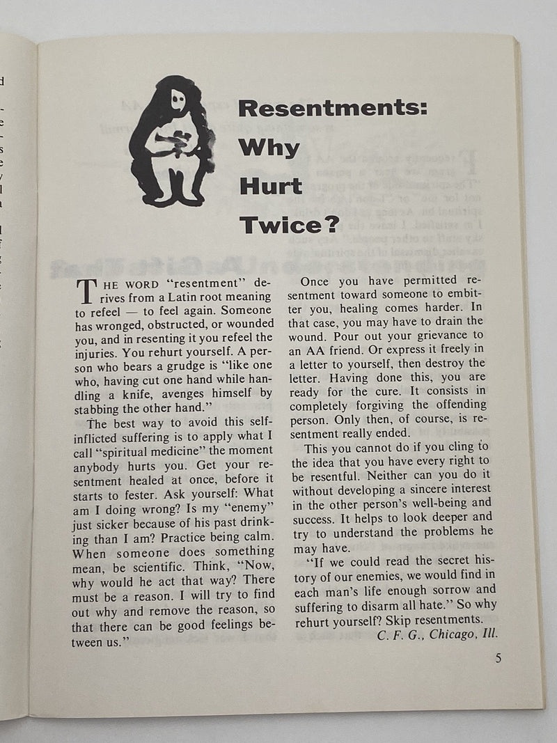AA Grapevine - Fourth Tradition - April 1970 Recovery Collectibles