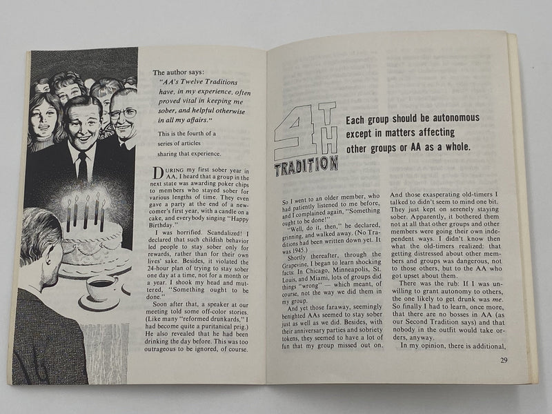 AA Grapevine - Fourth Tradition - April 1970 Recovery Collectibles