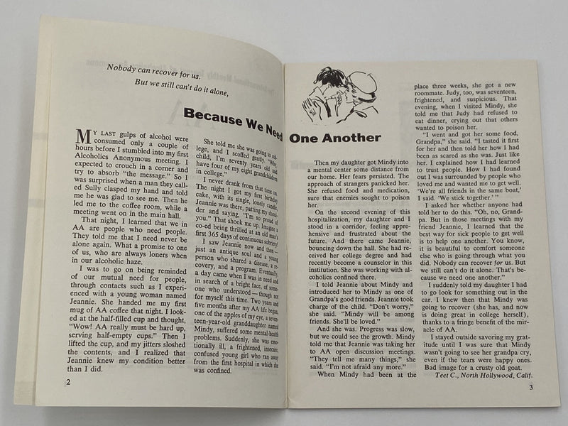 AA Grapevine - Gossip - May 1974 Recovery Collectibles