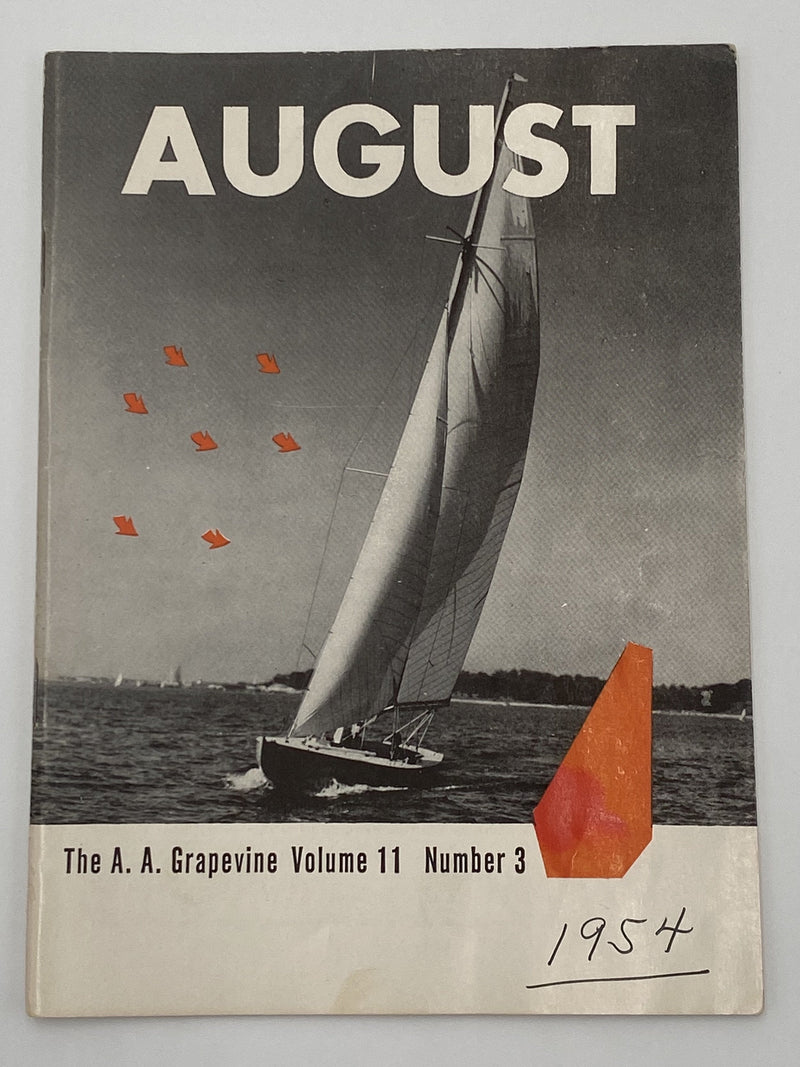 AA Grapevine - Hospitals and Prisons - August 1954 Recovery Collectibles