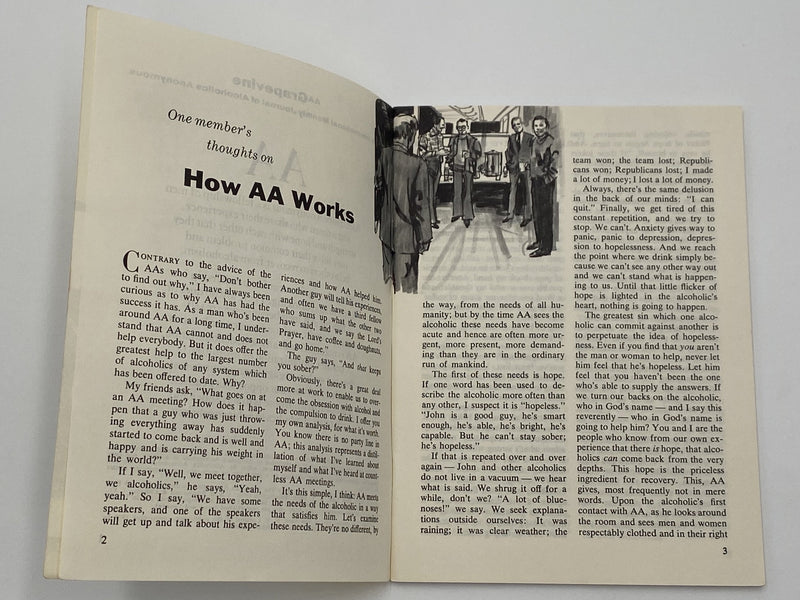 AA Grapevine - How AA Works - May 1972 Recovery Collectibles