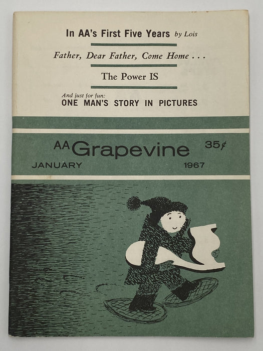 AA Grapevine - In AAs First Five Years by Lois - January 1967 Recovery Collectibles