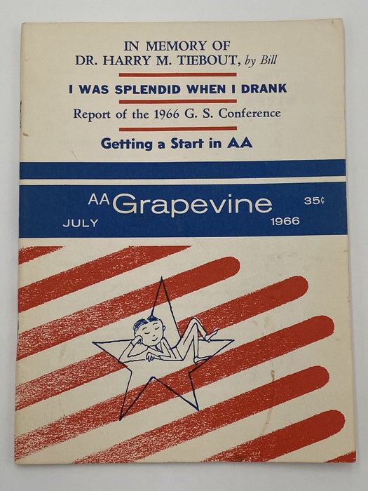 AA Grapevine - In Memory of Harry Tiebout by Bill - July 1966 Recovery Collectibles