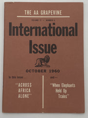 AA Grapevine - International Issue - October 1960 Recovery Collectibles