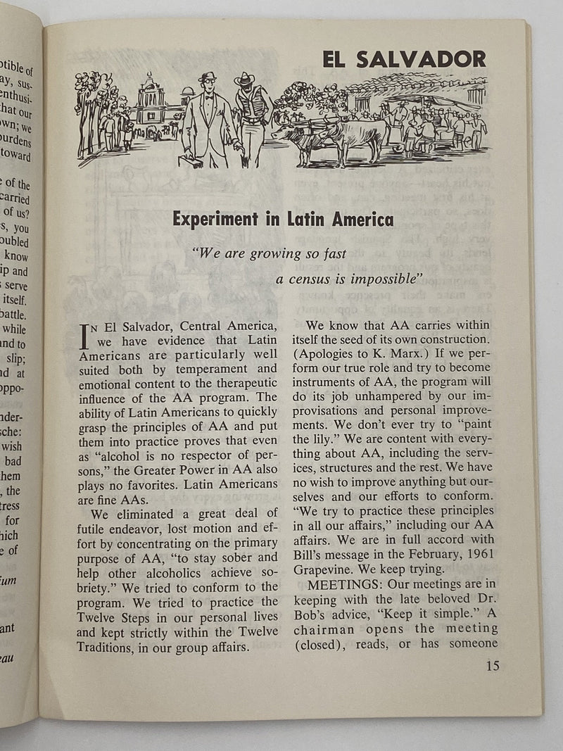AA Grapevine - International Issue - October 1961 Recovery Collectibles