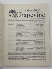 AA Grapevine - January 1961 Recovery Collectibles