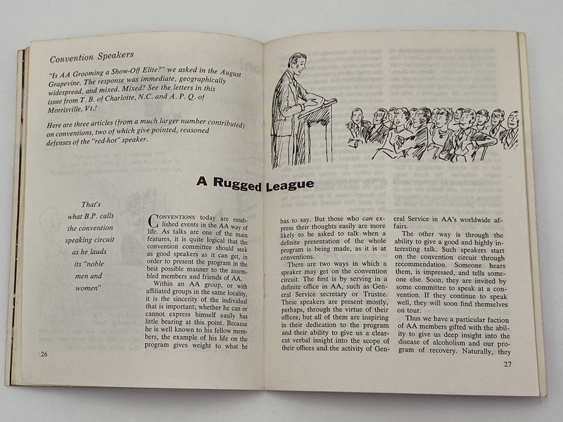 AA Grapevine - January 1969 - Convention Speakers Recovery Collectibles
