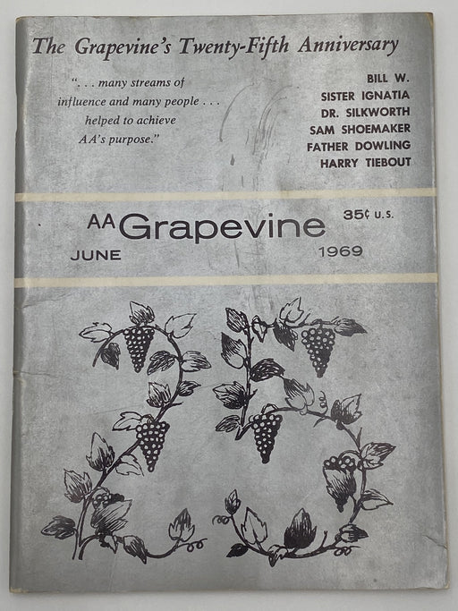 AA Grapevine - June 1969 - 25th Anniversary Issue Recovery Collectibles