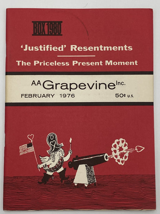 AA Grapevine - Justified Resentments - February 1976 Recovery Collectibles
