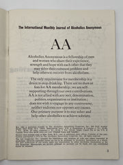 AA Grapevine - Learning to Handle Sobriety - March 1975 Recovery Collectibles