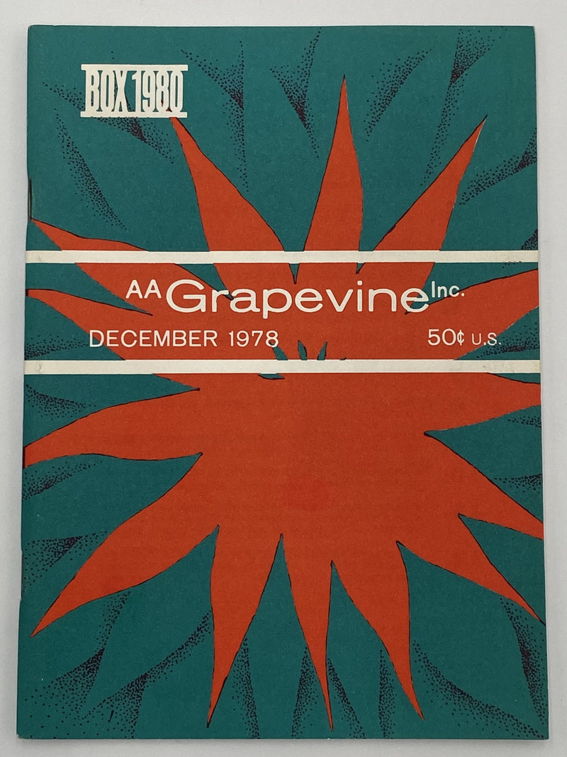 AA Grapevine - Losing The Desire to Drink - December 1978 Recovery Collectibles