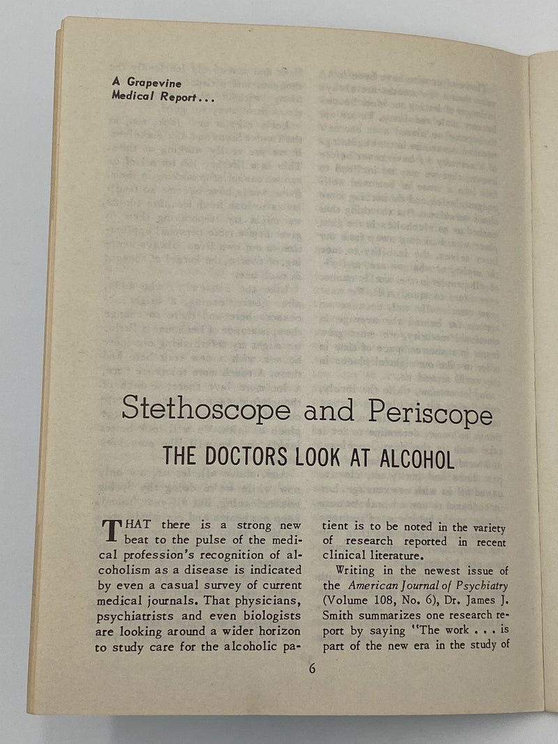 AA Grapevine - March 1952 Recovery Collectibles