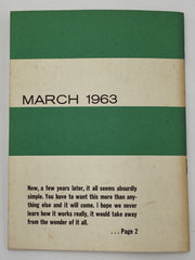 AA Grapevine - March 1963 - Alcohol and Your Brain Recovery Collectibles
