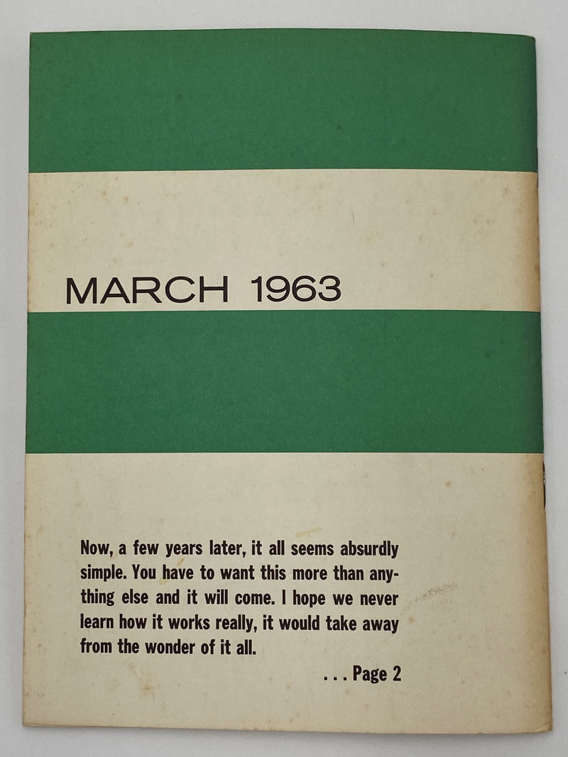 AA Grapevine - March 1963 - Alcohol and Your Brain Recovery Collectibles