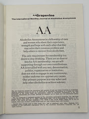 AA Grapevine - March 1974 Recovery Collectibles