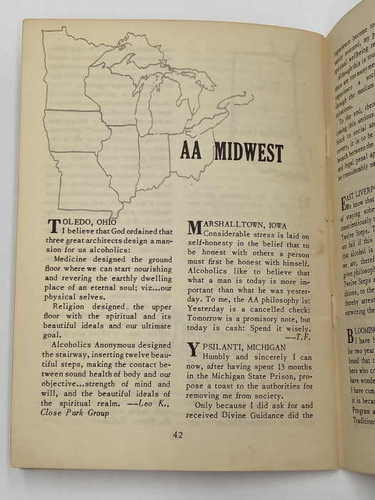 AA Grapevine - Midwest Issue - June 1950 Recovery Collectibles