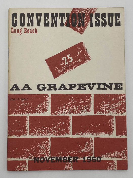 AA Grapevine - November 1960 - Convention Issue Recovery Collectibles