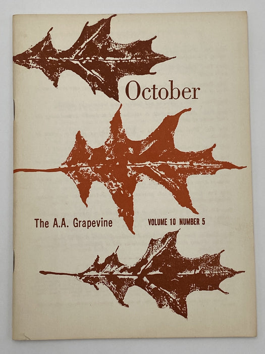 AA Grapevine - October 1953 Recovery Collectibles