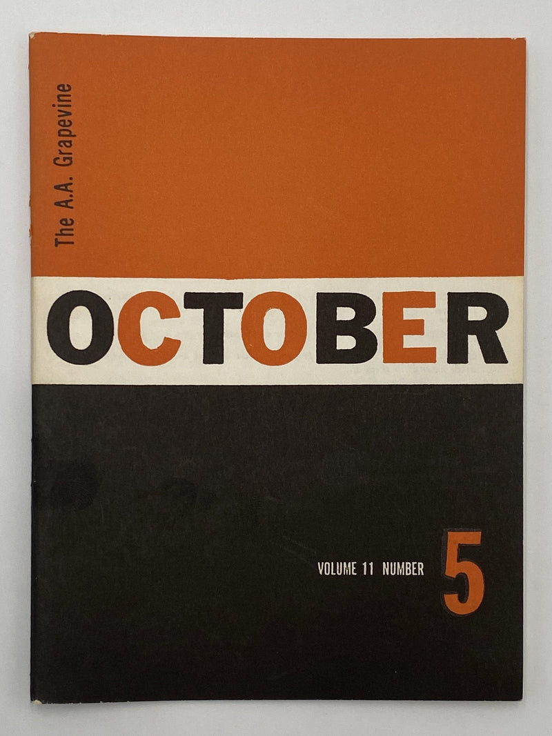 AA Grapevine - October 1954 Recovery Collectibles